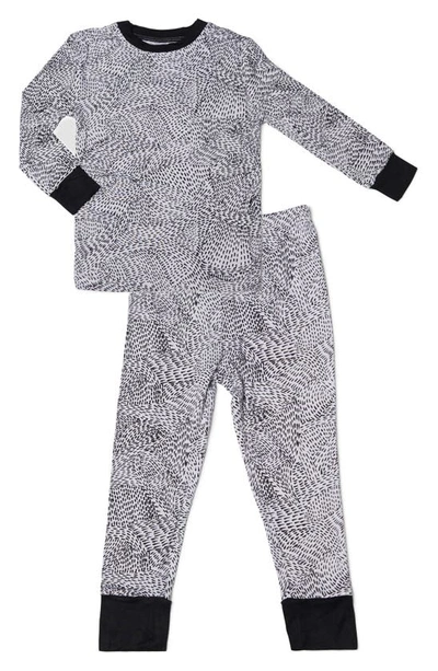 Shop Baby Grey By Everly Grey Infant Boy's Baby Grey Fitted Two-piece Pajamas In Twilight