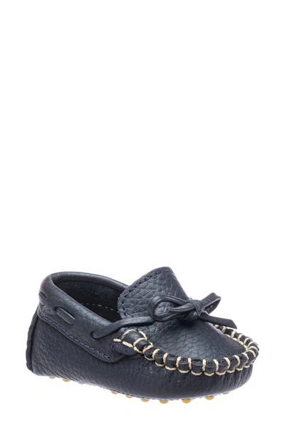 Shop Elephantito Baby Driving Loafer In Navy