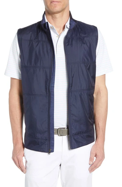 Shop Cutter & Buck Stealth Quilted Vest In Liberty Navy