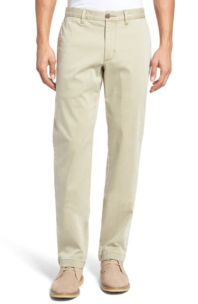 Shop Tommy Bahama Boracay Straight Leg Flat Front Pants In Khaki