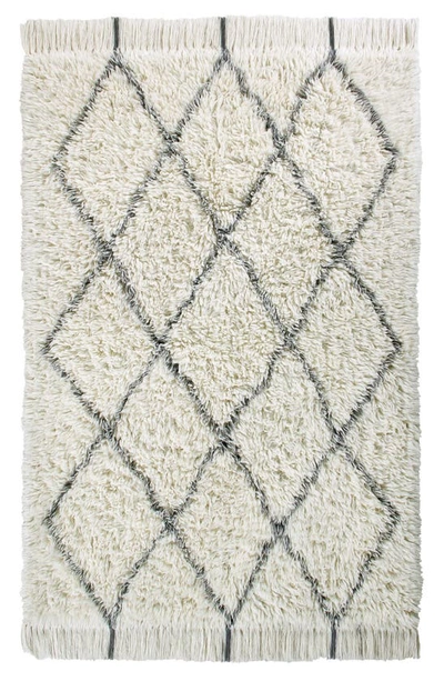 Lorena Canals Berber Washable Wool Rug In Natural