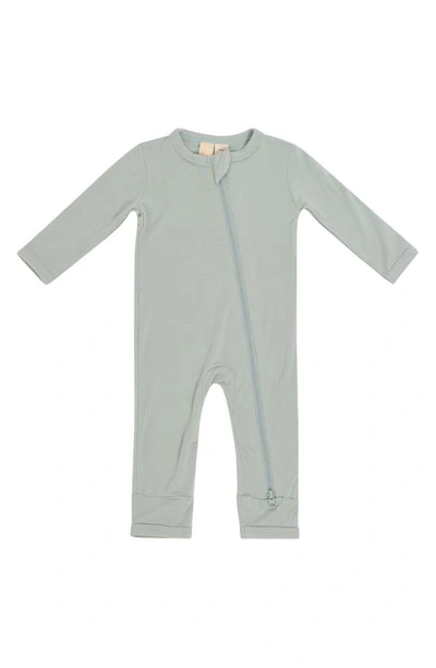 Kyte Baby Zip-up Romper In Sage