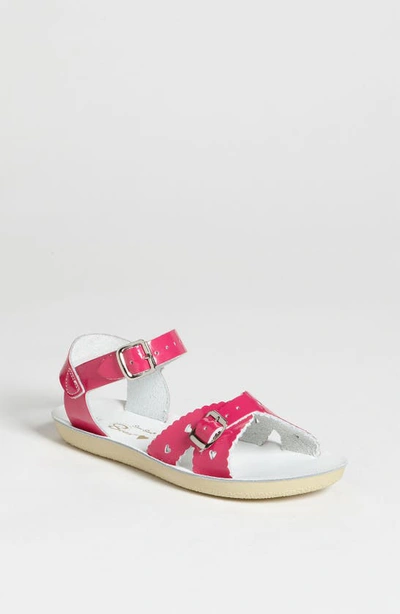 Shop Salt Water Sandals By Hoy Sun San Sweetheart Sandal In Shiny Fuchsia