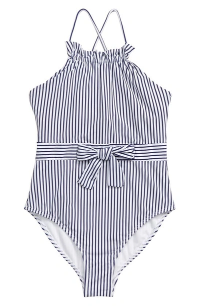 Shop Habitual Kids' One-piece Swimsuit In Stripe