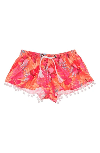 Shop Snapper Rock Tropical Punch Swim Shorts In Red