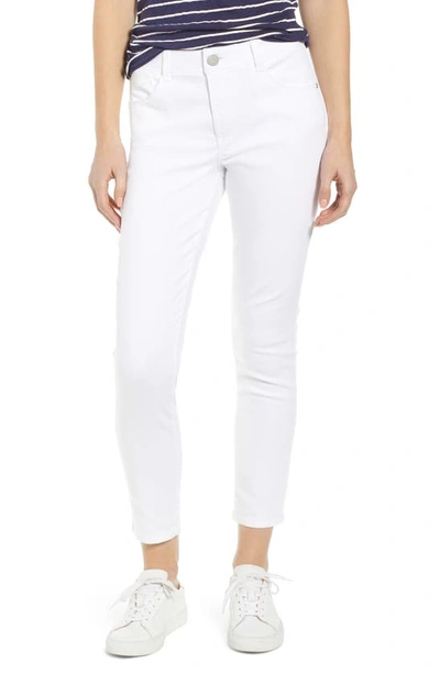 Shop Wit & Wisdom 'ab'solution High Waist Ankle Skimmer Jeans In Optic White