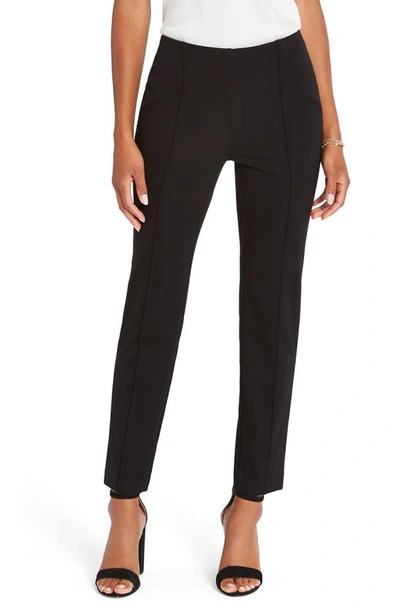 Shop Nic + Zoe Lead The Way Ponte Knit Ankle Pants In Black Onyx