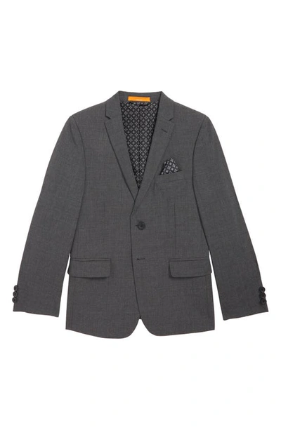 Shop Tallia Solid Wool Blend Sport Coat In Grey