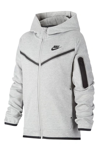 Nike Boys NSW Tech Fleece Full-Zip - Black/Grey Size S