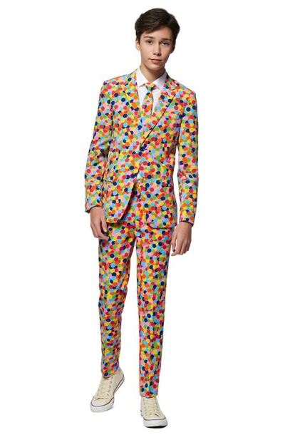 Opposuits Kids' Confetti Two-piece Suit With Tie In Miscellaneous