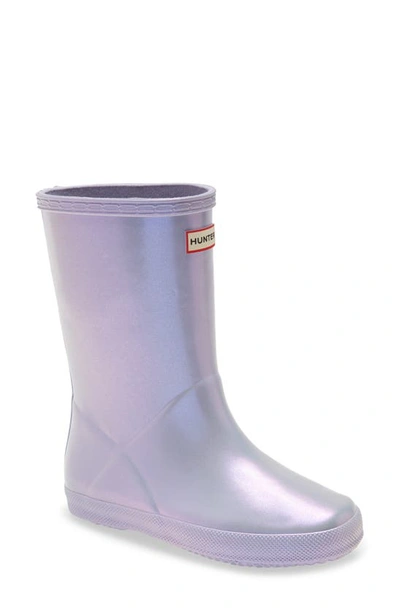 Shop Hunter First Classic Nebula Waterproof Rain Boot In Pulpit Purple