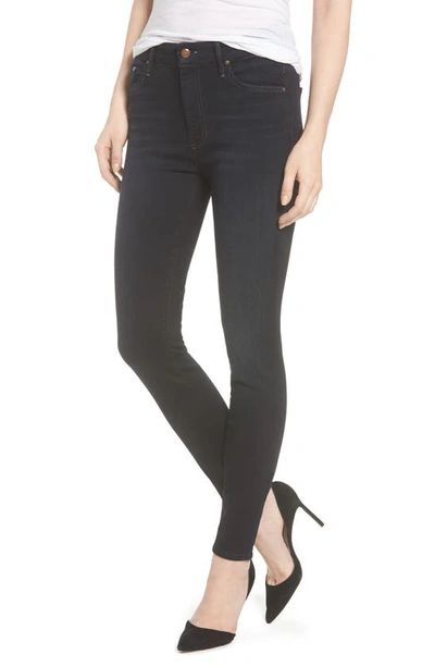 Shop Mother 'the Looker' High Rise Skinny Jeans In Coffee Tea Or Me