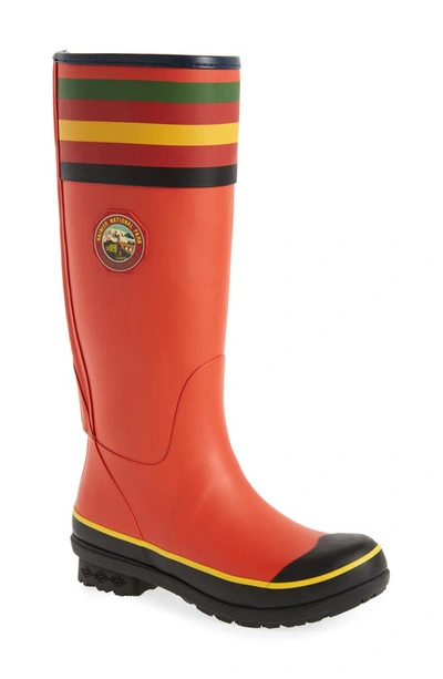 Shop Pendleton Rainier National Park Tall Rain Boot In Red