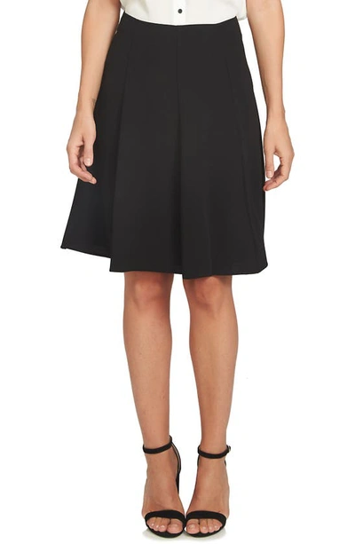 Shop Cece Crepe A-line Skirt In Black