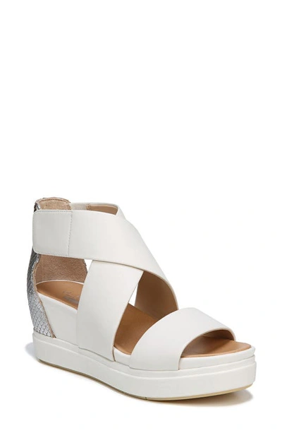 Shop Dr. Scholl's Scout Sandal In Marshmallow Leather