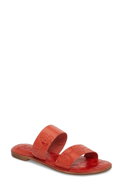 Shop Seychelles Sheroes Slide Sandal In Red Leather
