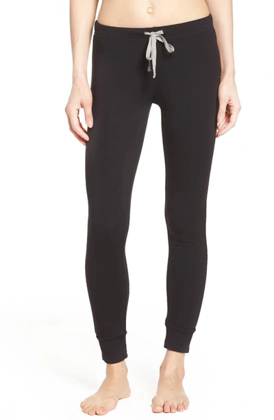 Shop Honeydew Intimates Kickin' It French Terry Lounge Pants In Black