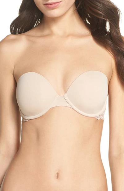 Shop Skarlett Blue Goddess Multi-way Strapless Bra In Cashmere