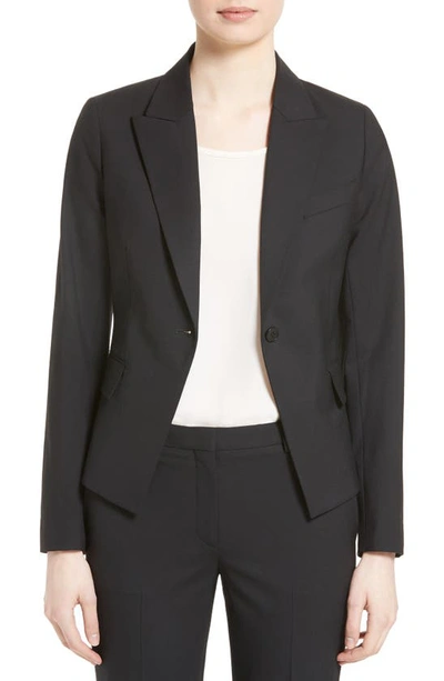 Shop Theory Brince B Good Wool Suit Jacket In Black