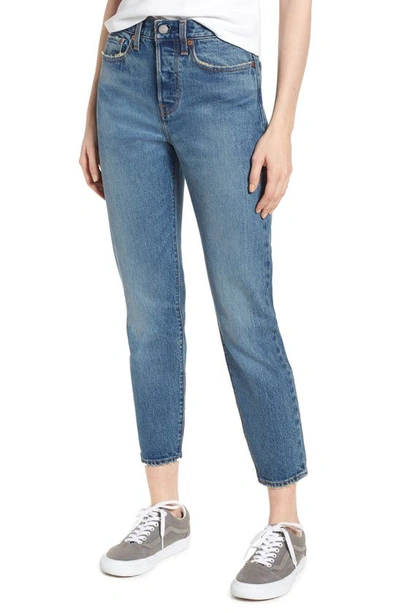 Shop Levi's Wedgie Icon Fit High Waist Ankle Jeans In These Dreams