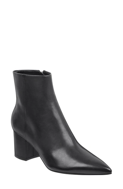 Shop Marc Fisher Ltd Jarli Bootie In Black Leather