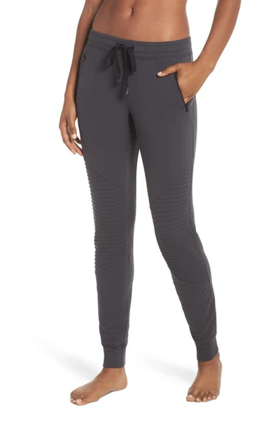 Shop Alo Yoga Joggers In Anthracite