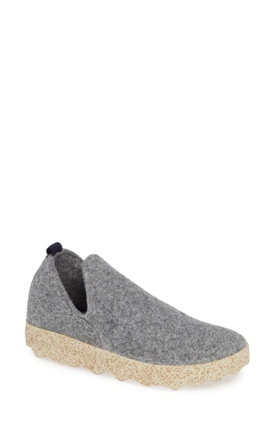 Shop Asportuguesas By Fly London City Sneaker In Concrete Tweed/felt Fabric