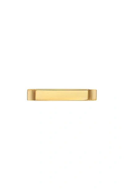 Shop Monica Vinader Signature Ring In Yellow Gold