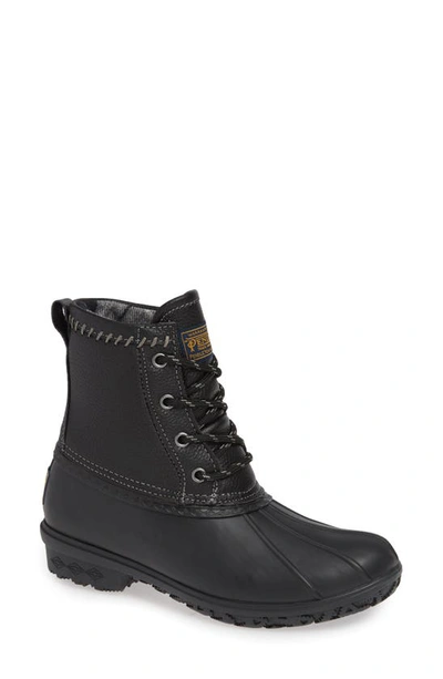 Shop Pendleton Waterproof Duck Boot In Black Rubber