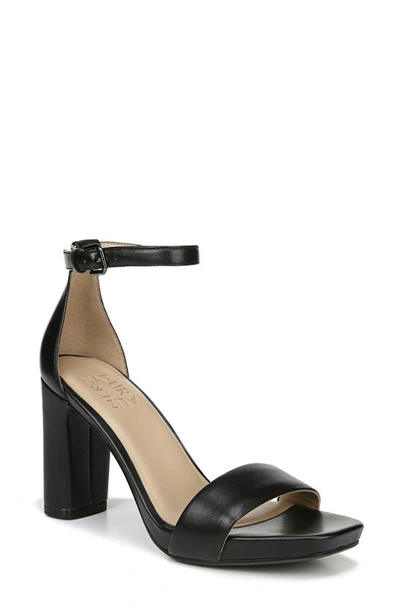 Shop Naturalizer Joy Ankle Strap Sandal In Black Leather