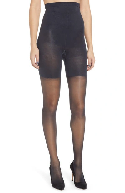 Shop Spanxr High Waist Sheers In Black