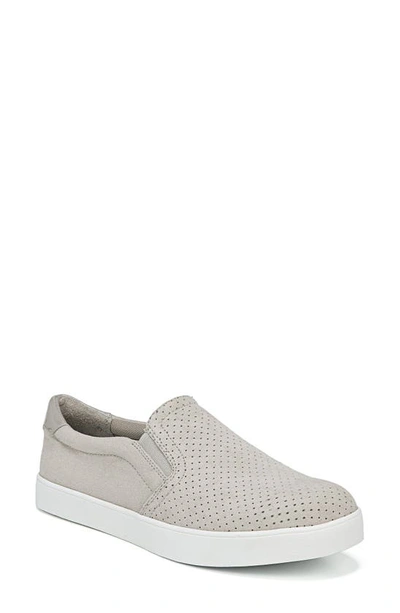 Shop Dr. Scholl's Madison Slip-on Sneaker In Grey Perforated Fabric