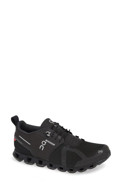 Shop On Cloud Waterproof Running Shoe In Black/ Lunar