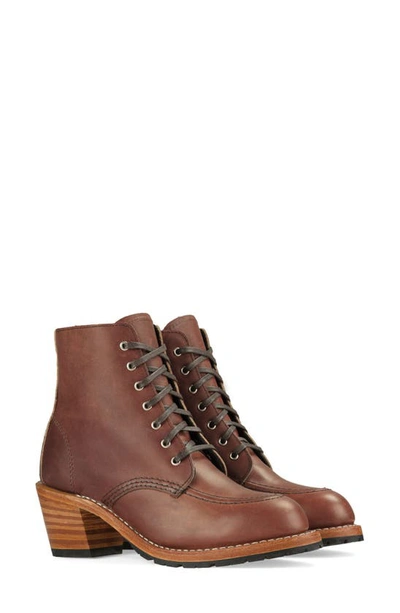 Shop Red Wing Clara Boot In Amber Harness Leather