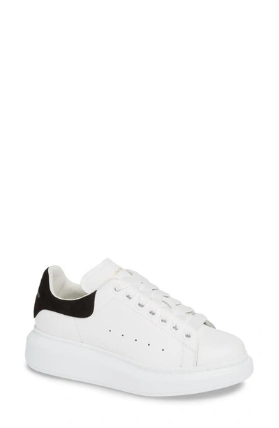 Shop Alexander Mcqueen Oversized Sneaker In White Black