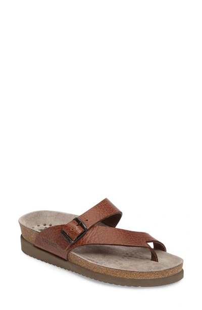 Shop Mephisto 'helen' Sandal In Tan Leather