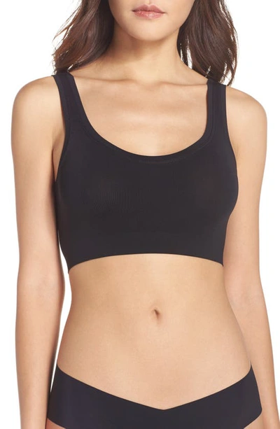 Shop Hanro Touch Feeling Sports Bra In Black