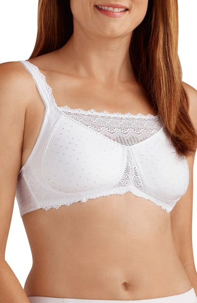 Nordstrom X Amoena Dana Soft Cup Camisole Bra In White