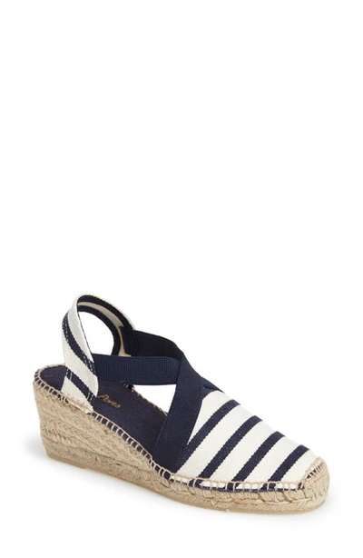 Shop Toni Pons 'tarbes' Espadrille Wedge Sandal In Blue