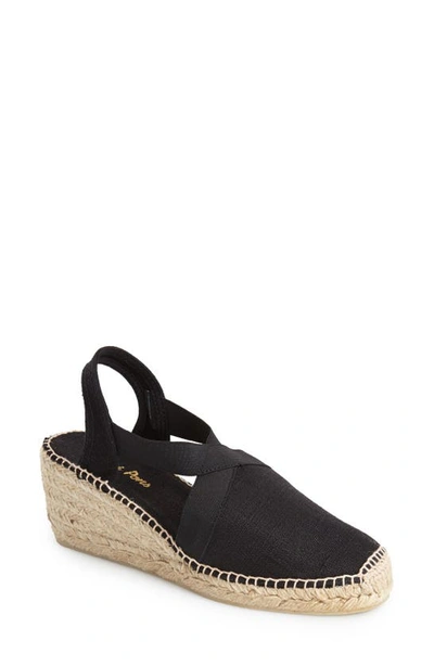 Shop Toni Pons 'ter' Slingback Espadrille Sandal In Black