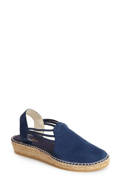 Shop Toni Pons 'nuria' Suede Sandal In Navy