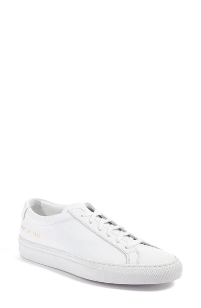 Shop Common Projects Original Achilles Sneaker In White Leather