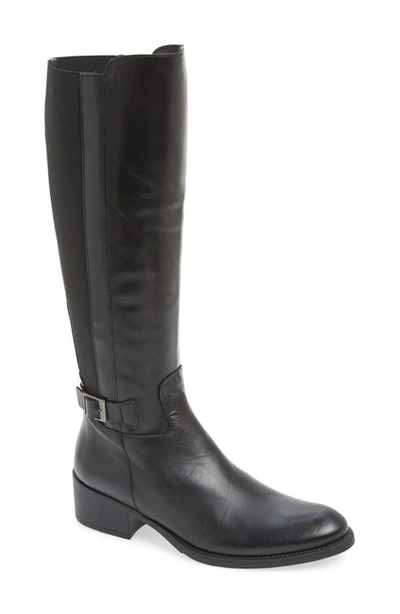 Shop Toni Pons 'tacoma' Tall Elastic Back Boot In Black Leather