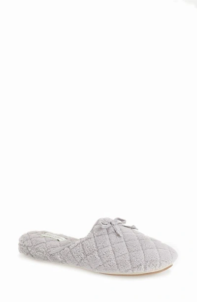 Patricia Green Women's Chloe Microterry Slipper In Pearl Grey In Pearl Grey