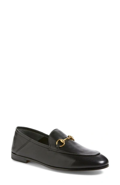 Shop Gucci Brixton Horsebit Convertible Loafer In Black Leather