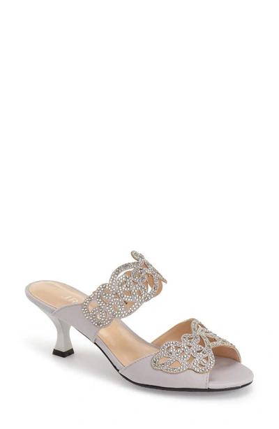 Shop J. Reneé 'francie' Evening Sandal In Silver