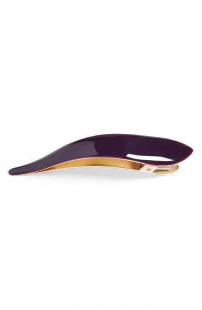 Shop Ficcare Maximas Hair Clip In Silky Aubergine