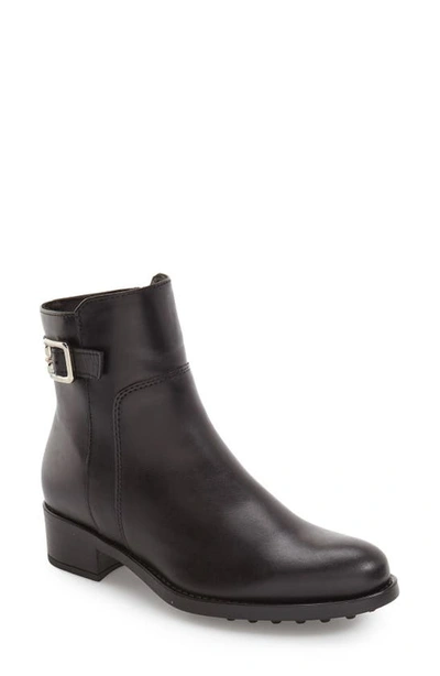 Shop La Canadienne 'shelby' Waterproof Bootie In Black Leather