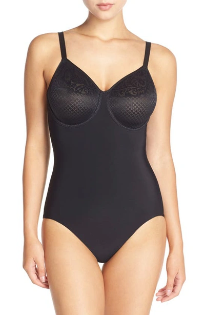 Shop Wacoal Visual Effects Underwire Shaping Bodysuit In Black