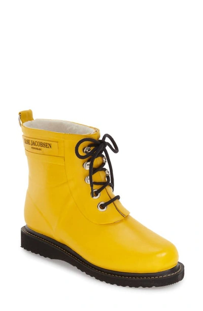 Shop Ilse Jacobsen 'rub' Boot In Cyber Yellow